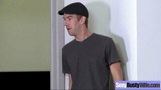 Duro de Acción de la Cinta de Sexo Con Magníficas Tetas Grandes Ama de casa (la mia lelani) vid-23